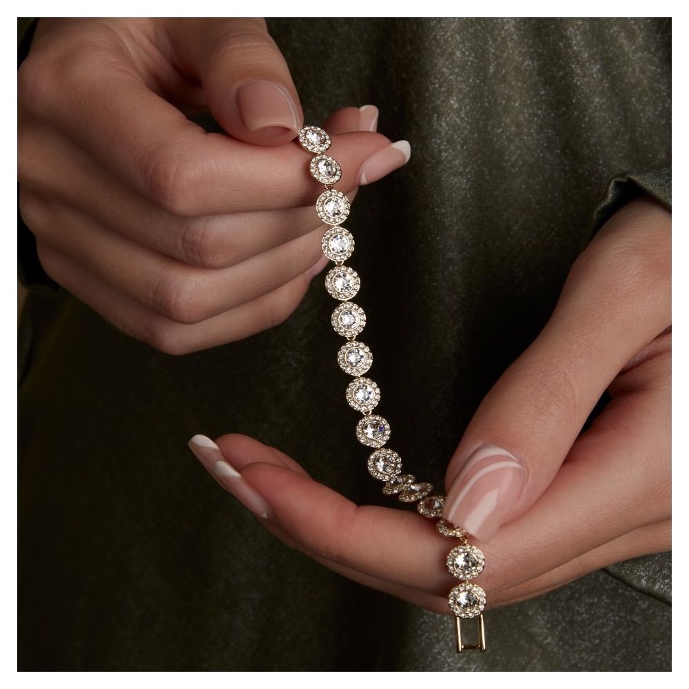 Swarovski Rose Gold and Silver Crystal Bracelet